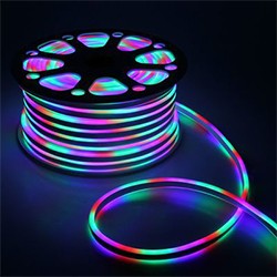 Гибкий неон 8 х 16 мм, 50 м. LED-120-SMD5050, 220 V, RGB