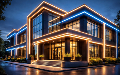 Гибкий неон: стильный свет для фасадов, вывесок и интерьеров.